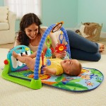 Centru de activitati salteluta Fisher-Price Kick and Play Piano Gym